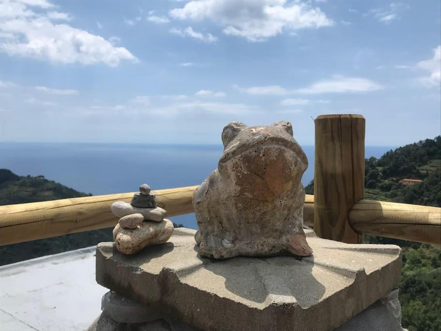 La Finestra Sul Mare A Drignana Villa Vernazza Exteriör bild